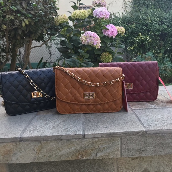 Cute Padded Crossbodies bags only tan left! - Picture 4 of 8